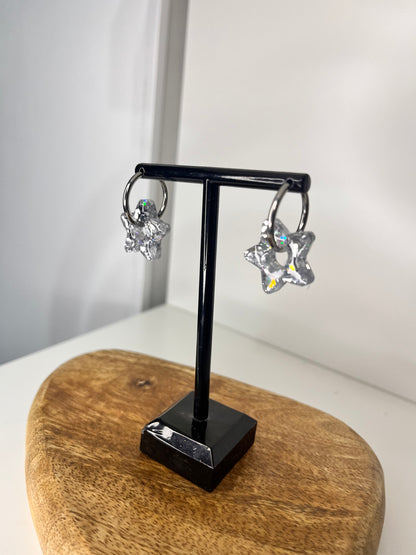 Boucle d'oreille en resine