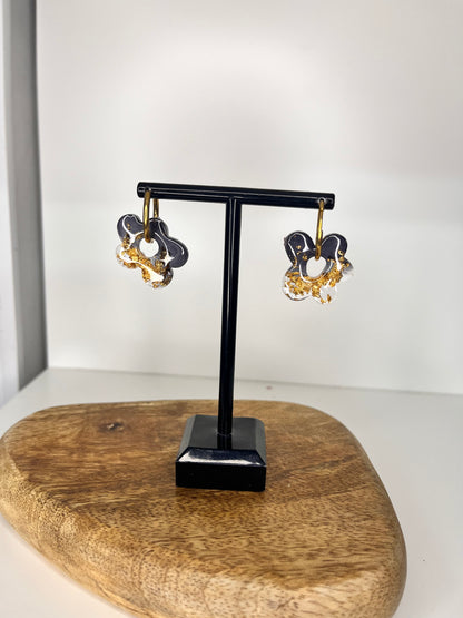 Boucle d'oreille en résines