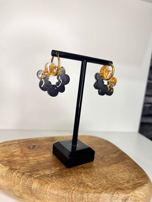 Boucle d'oreille en résines